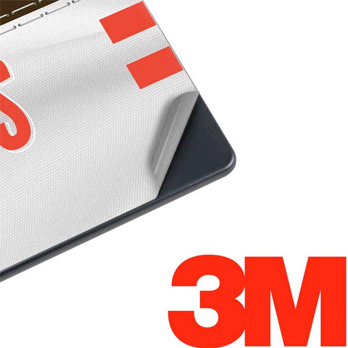 NFL Cleveland Browns White Striped Google Pixel Slate Skin